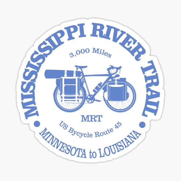 Item preview, Mississippi River Trail (cycling) designed and sold by curranmorgan.