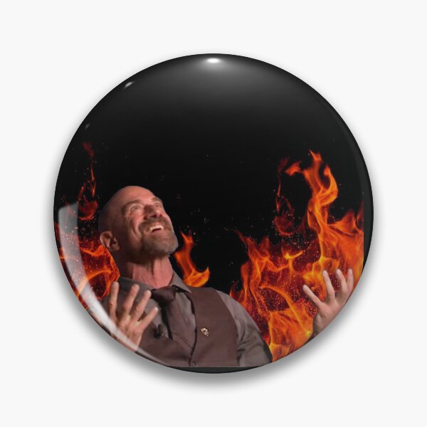 Item preview, Chris in flames designed and sold by medusabyaguss.