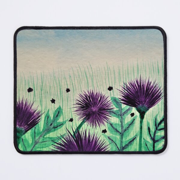 Item preview, thistles in a feild designed and sold by Silversong-rain.