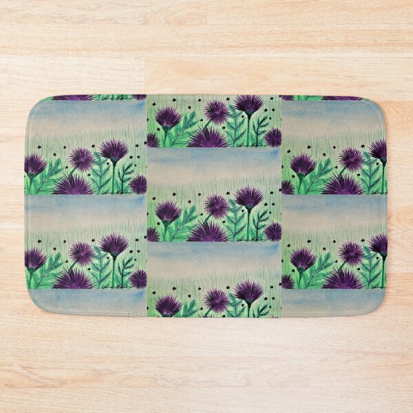 Item preview, thistles in a feild designed and sold by Silversong-rain.