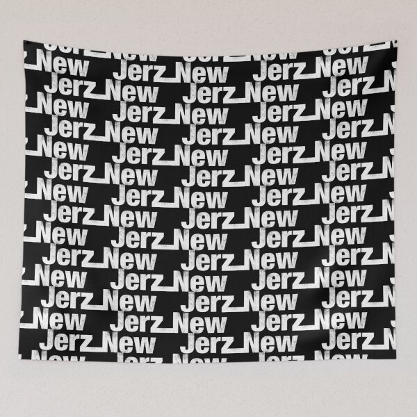 Item preview, New Jerz (New Jersey Style Black) designed and sold by TheDirtyType.