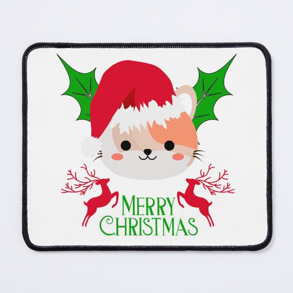 Item preview, funny merry christmas cat for kids designed and sold by myt-shirt.