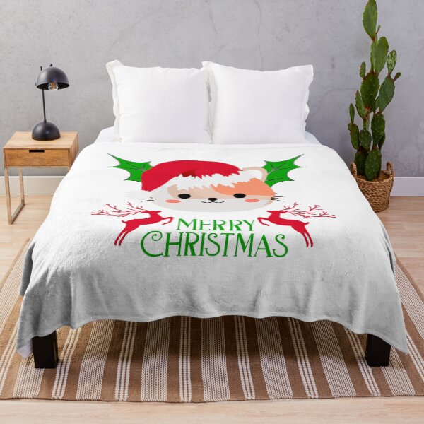 Item preview, funny merry christmas cat for kids  designed and sold by myt-shirt.