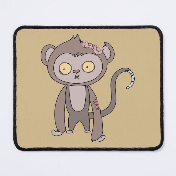 Item preview, Cute Zombie Monkey // Funny Halloween Animals designed and sold by SLAG-Creative.