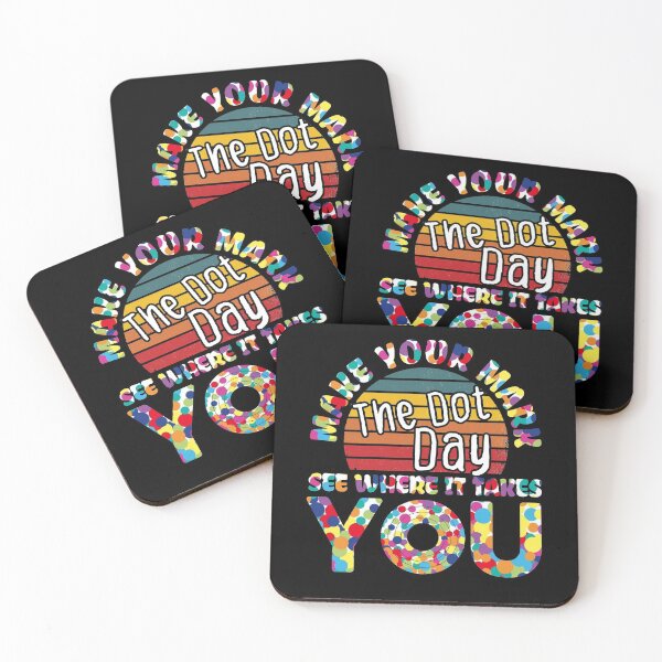 Item preview, Make Your Mark Dot Day See Where It Takes You The International Dot Day - Vintage Sunset Design designed and sold by Usoubmaster.