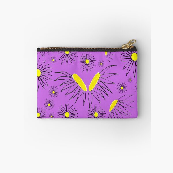 Item preview, Whimsical Hand Drawn Daisy Coneflower Floral Pattern designed and sold by H3designs.