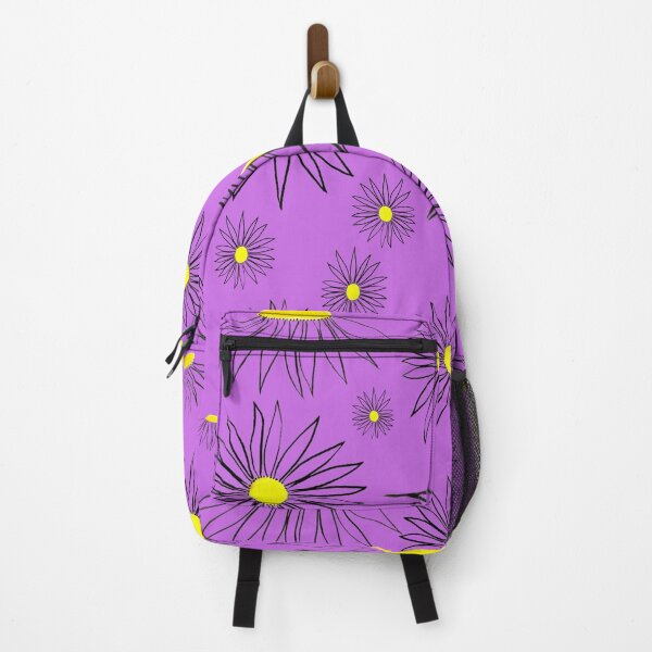 Item preview, Whimsical Hand Drawn Daisy Coneflower Floral Pattern designed and sold by H3designs.