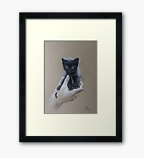 The safest place to be Framed Print