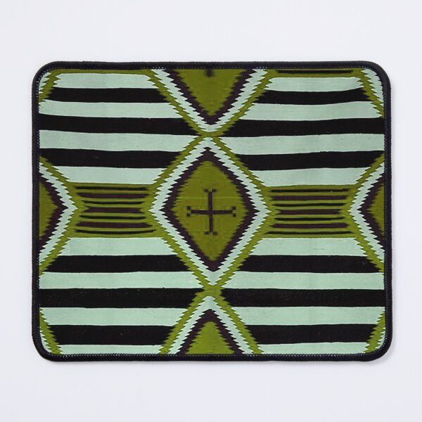 Item preview,  Navajo blanket, southwestern,lime and black, avacadol and black,   tom keys designed and sold by Nostrathomas66.