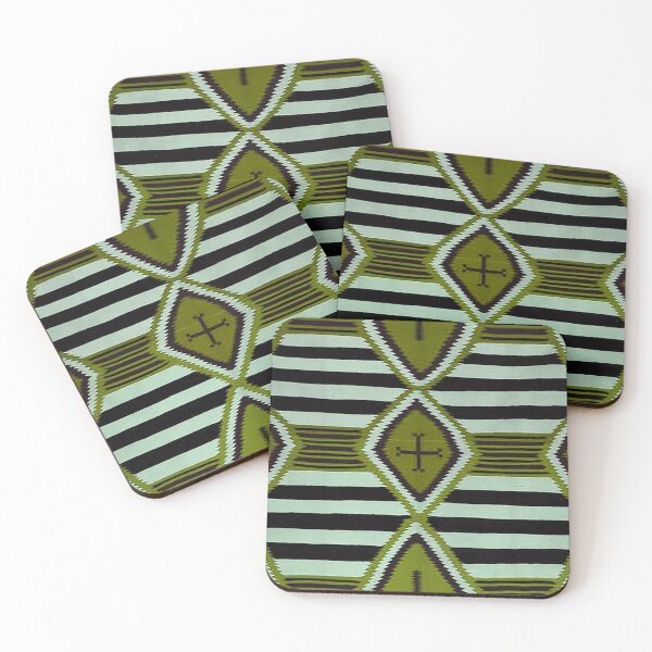 Item preview,  Navajo blanket, southwestern,lime and black, avacadol and black,   tom keys designed and sold by Nostrathomas66.