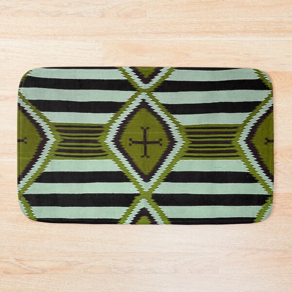Item preview,  Navajo blanket, southwestern,lime and black, avacadol and black,   tom keys designed and sold by Nostrathomas66.