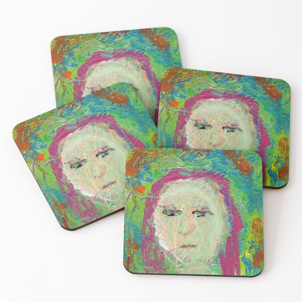 Item preview, "Scars from another life" abstract woman's face designed and sold by Gelarie Johnson.
