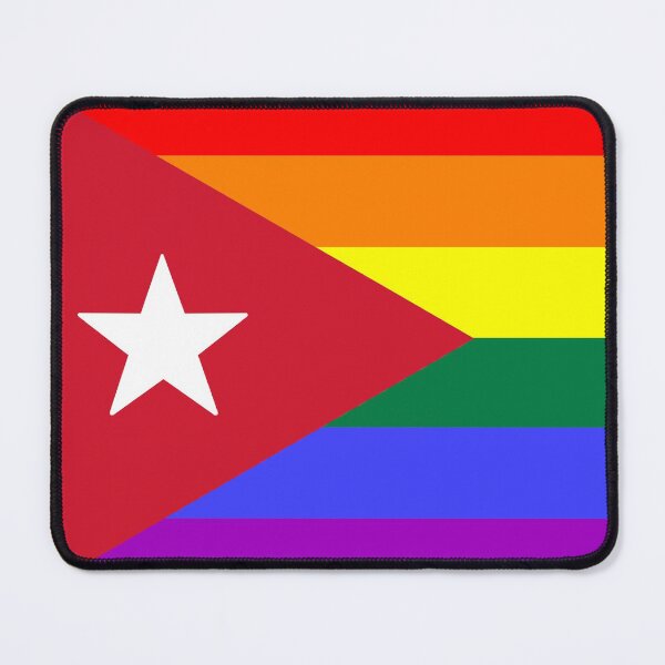 Item preview, Cuban Rainbow Pride Flag designed and sold by SimplyPride.