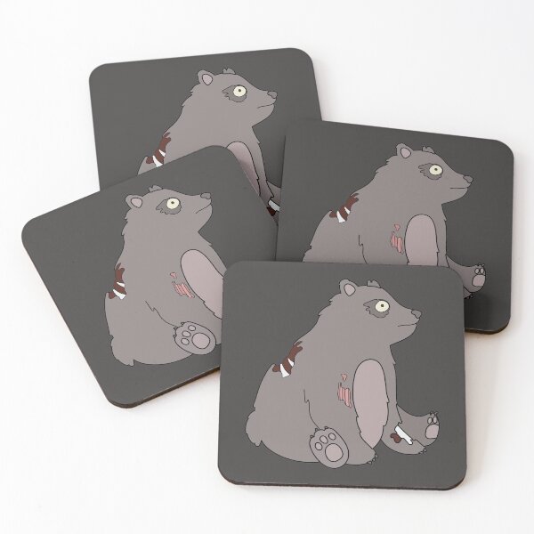 Item preview, Cute Zombie Bear // Funny Halloween Animals designed and sold by SLAG-Creative.