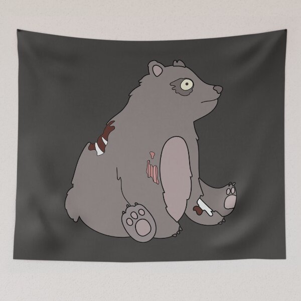 Item preview, Cute Zombie Bear // Funny Halloween Animals designed and sold by SLAG-Creative.