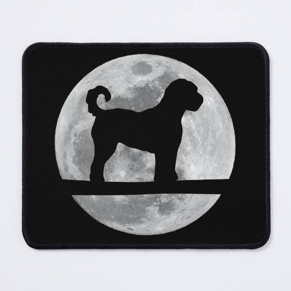 Item preview, Labradoodle Dog Night Moon labradoodle Lover designed and sold by alaechamlal.