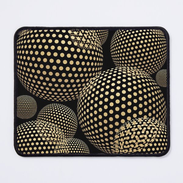 Item preview, Gold Dots Geometric Pattern designed and sold by Vin Zzep.