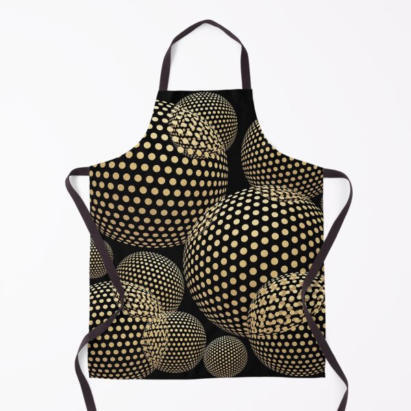 Item preview, Gold Dots Geometric Pattern designed and sold by Vin Zzep.