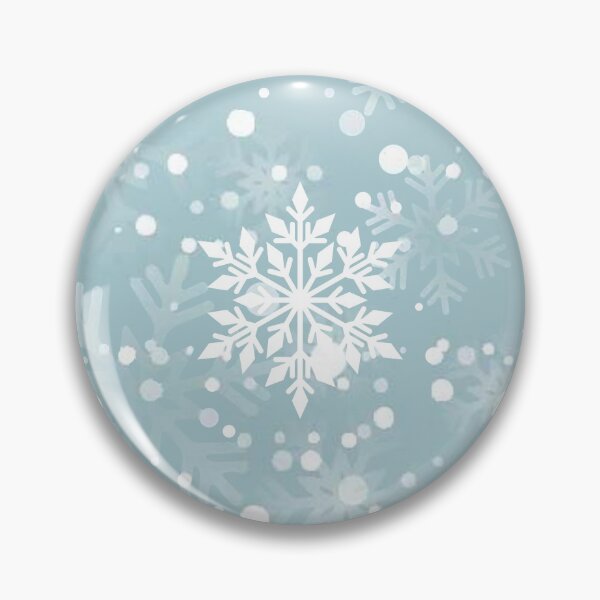 Item preview, blue christmas snowflakes designed and sold by Gossip Rag.