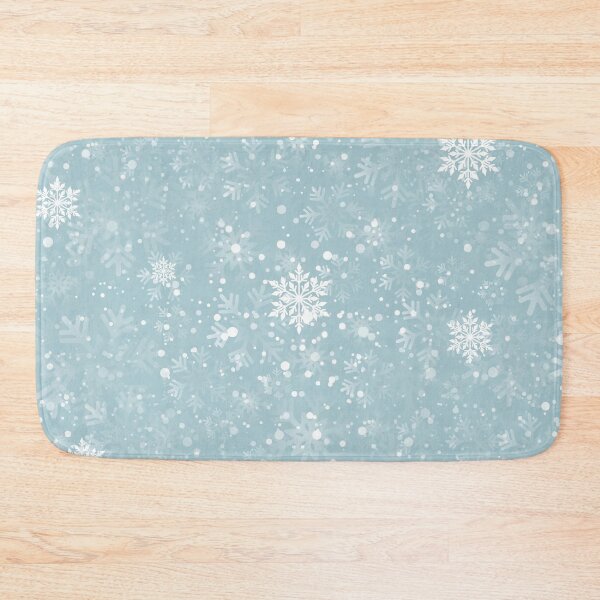 Item preview, blue christmas snowflakes designed and sold by Gossip Rag.