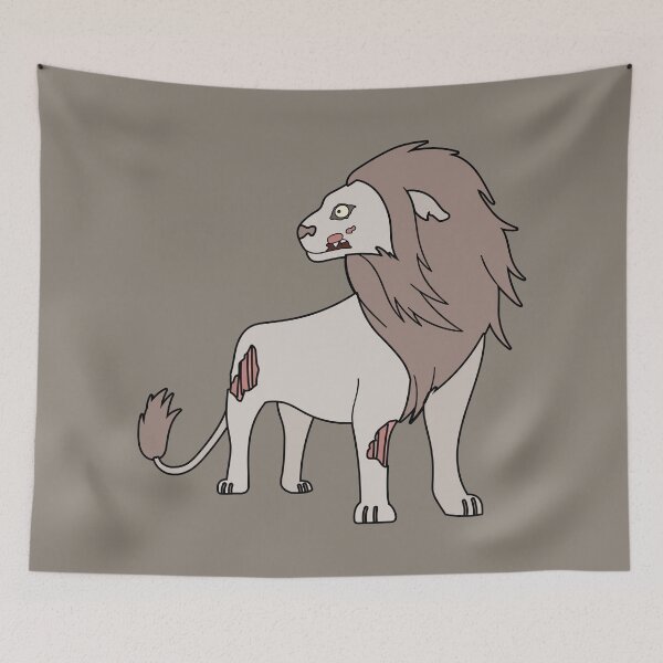 Item preview, Cute Zombie Lion // Funny Halloween Animals designed and sold by SLAG-Creative.