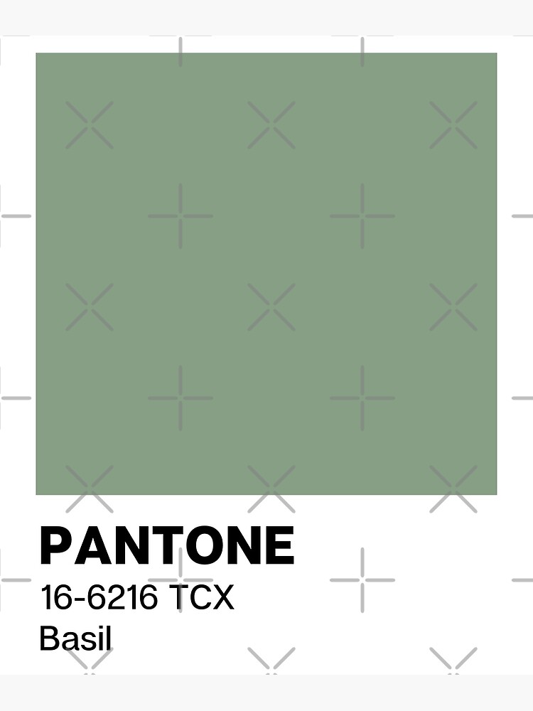 Pantone Basil Metal Print