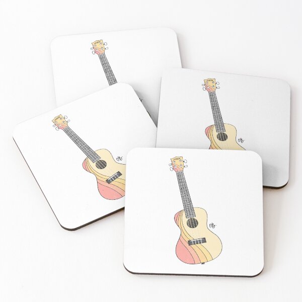 Artikelvorschau, Ukulele-Aufkleber entworfen und verkauft von Spencer Designs.