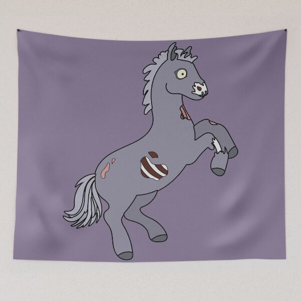 Item preview, Cute Zombie Horse // Funny Halloween Animals designed and sold by SLAG-Creative.