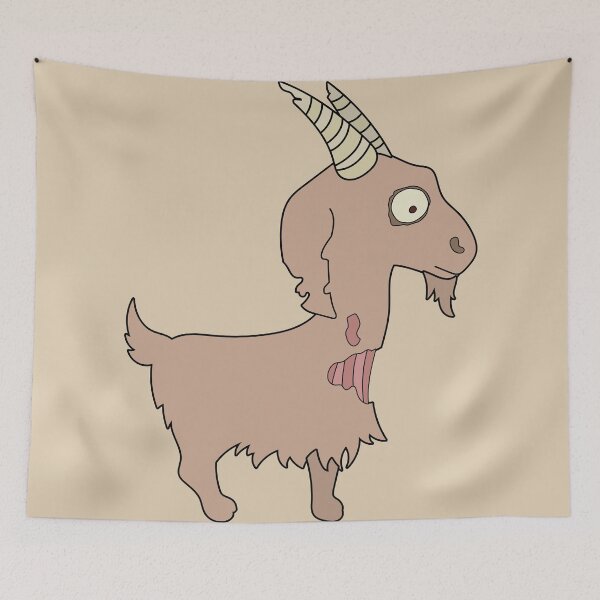 Item preview, Cute Zombie Goat // Funny Halloween Animals designed and sold by SLAG-Creative.