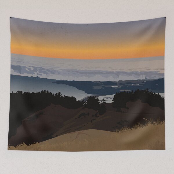 Item preview, Marin County Travel Poster designed and sold by claireespinosa.