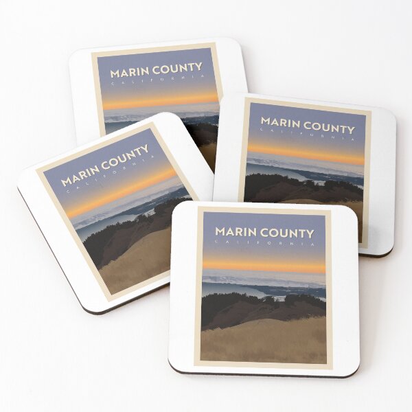 Item preview, Marin County Travel Poster designed and sold by claireespinosa.