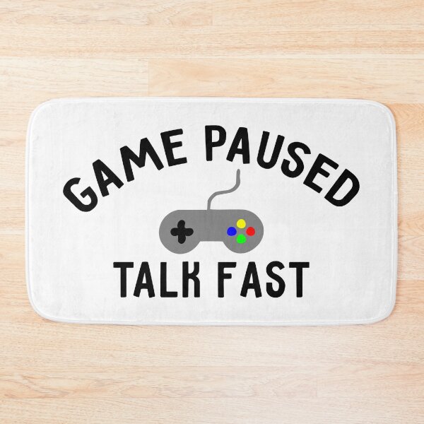 Item preview, game paused talk fast designed and sold by roxy7388.