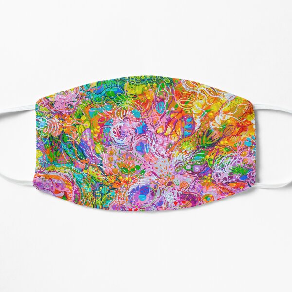 Australian Floral Blooms Flat Mask