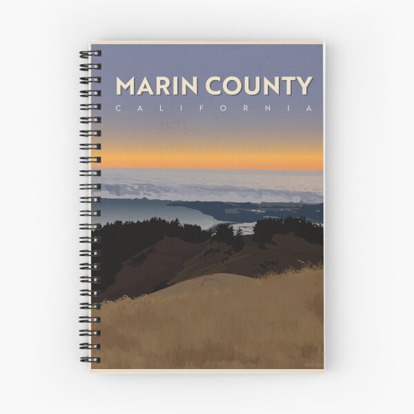Item preview, Marin County Travel Poster designed and sold by claireespinosa.