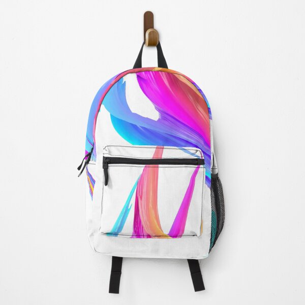 Item preview, Multicolored abstract twisted brush stroke. Bright curl, artistic spiral. designed and sold by tatkhagata.