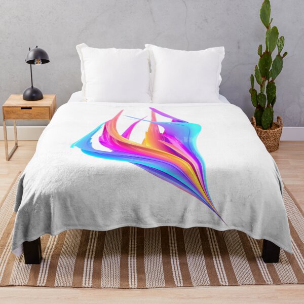 Item preview, Multicolored abstract twisted brush stroke. Bright curl, artistic spiral. designed and sold by tatkhagata.