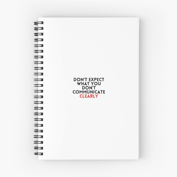 Item preview, Don't expect what you don't communicate clearly designed and sold by lettersbymich.