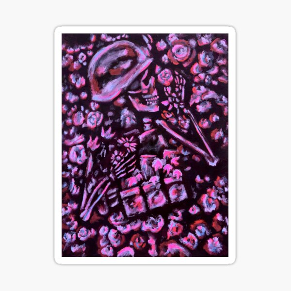 Skulls N' Roses Sticker