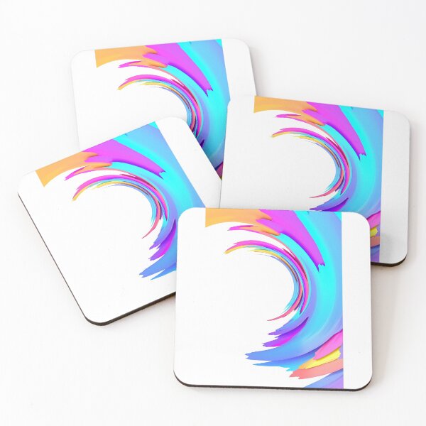 Item preview, Multicolored abstract twisted brush stroke. Bright curl, artistic spiral. designed and sold by tatkhagata.