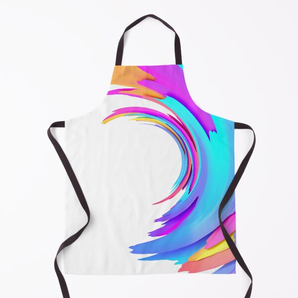 Item preview, Multicolored abstract twisted brush stroke. Bright curl, artistic spiral. designed and sold by tatkhagata.