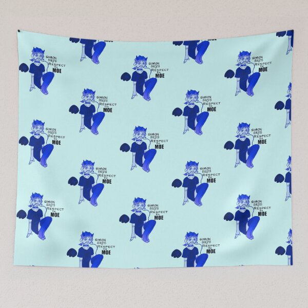 Item preview, Respect The Moe Blue designed and sold by Eli6Art.