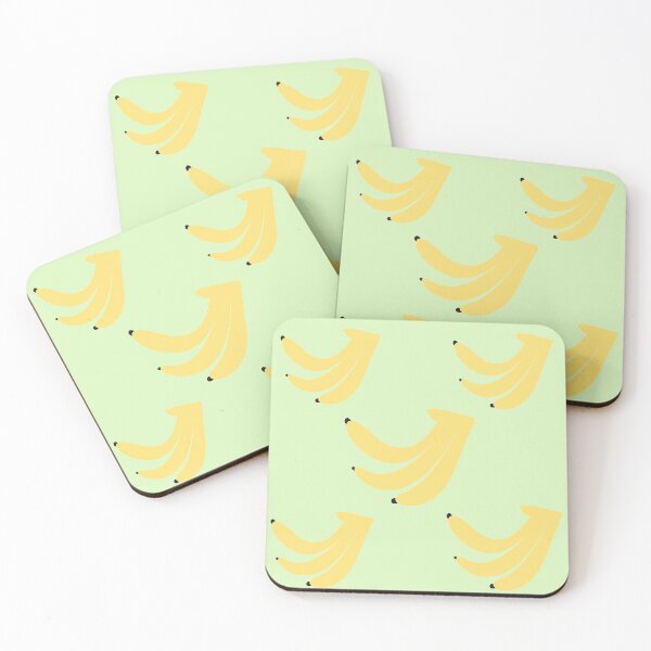 Item preview, Bananas yellow fruit pattern designed and sold by MouDantArts.