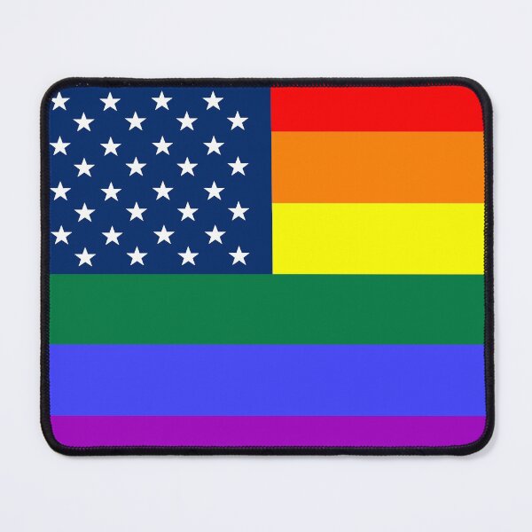 Item preview, USA Rainbow Flag designed and sold by SimplyPride.