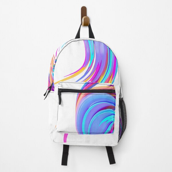 Item preview, Multicolored abstract twisted brush stroke. Bright curl, artistic spiral. designed and sold by tatkhagata.