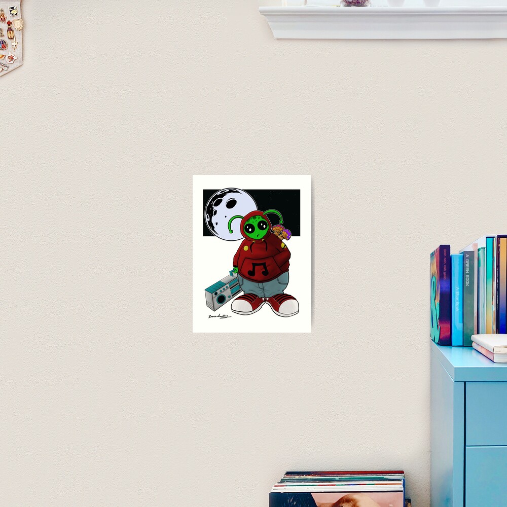 Alien Cool Art Print