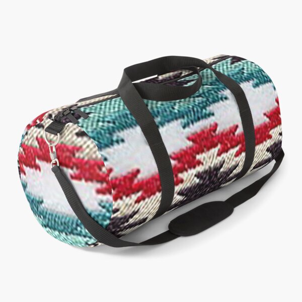 Item preview, Southwestern Blanket Design, Navajo Blanket, Turquoise red black white pattern, tom keys designed and sold by Nostrathomas66.