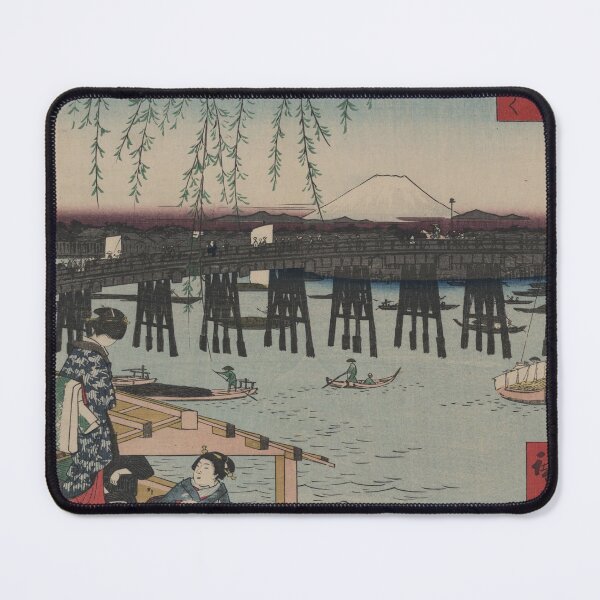 Item preview, Hiroshige's Ryōgoku in the Eastern Capital designed and sold by mosfunky.