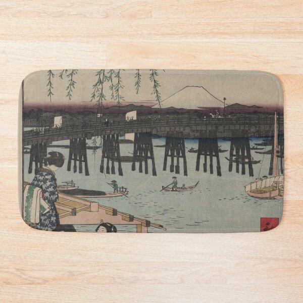 Item preview, Hiroshige's Ryōgoku in the Eastern Capital designed and sold by mosfunky.