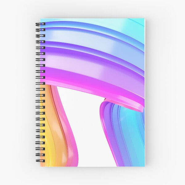 Item preview, Multicolored abstract twisted brush stroke. Bright curl, artistic spiral. designed and sold by tatkhagata.