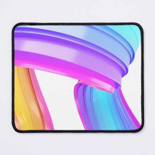 Item preview, Multicolored abstract twisted brush stroke. Bright curl, artistic spiral. designed and sold by tatkhagata.